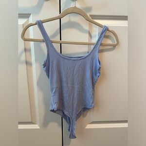 Baby blue tank body suit. Size xs from GARAGE